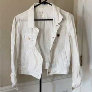 Lilly Pulitzer - Size S Linen Sea Spray Jacket